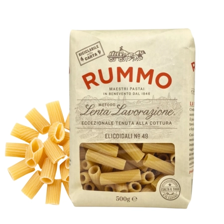 Rummo Elicoidali n.49 Makaron z Semoliny Durum 500g - tradycyjna włoska pasta z Benevento